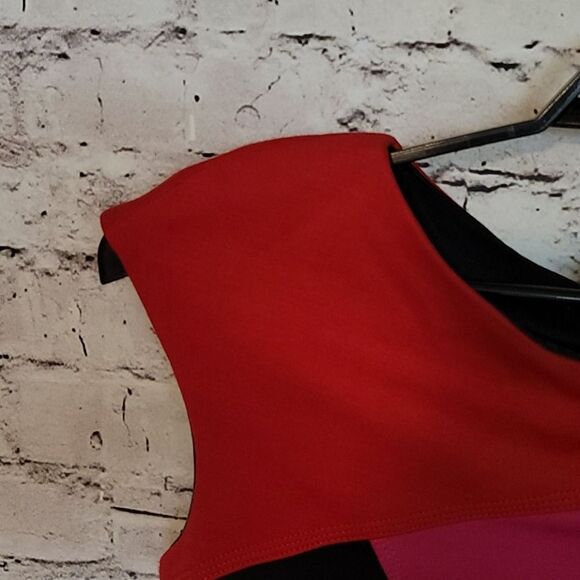 Muse Sheath Dress Size 8 Color Block - Picture 3 of 7